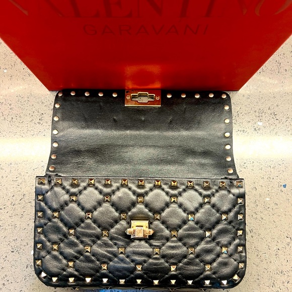 Valentino Napa Small Rockstud Spike Bag Small - Picture 14 of 16